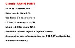  Claude ARPIN PONT 
